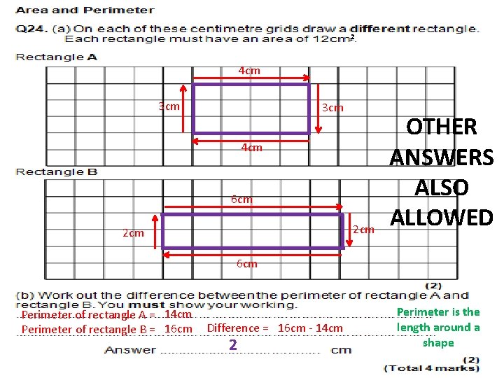 2 4 cm 3 cm 4 cm 6 cm 2 cm OTHER ANSWERS ALSO