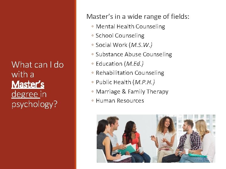 Master’s in a wide range of fields: What can I do with a Master’s