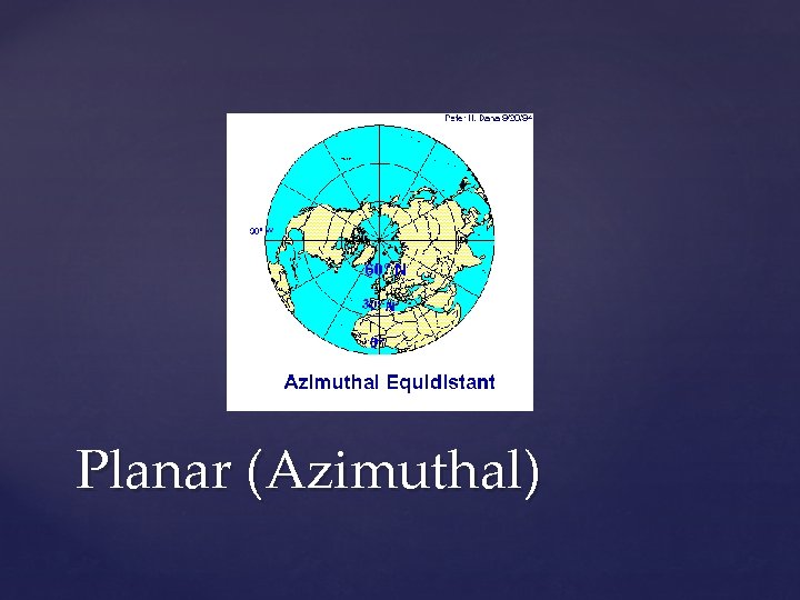 Planar (Azimuthal) 