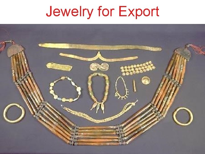 Jewelry for Export 