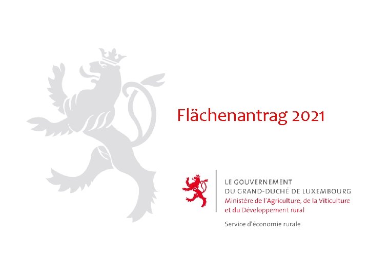 Flächenantrag 2021 