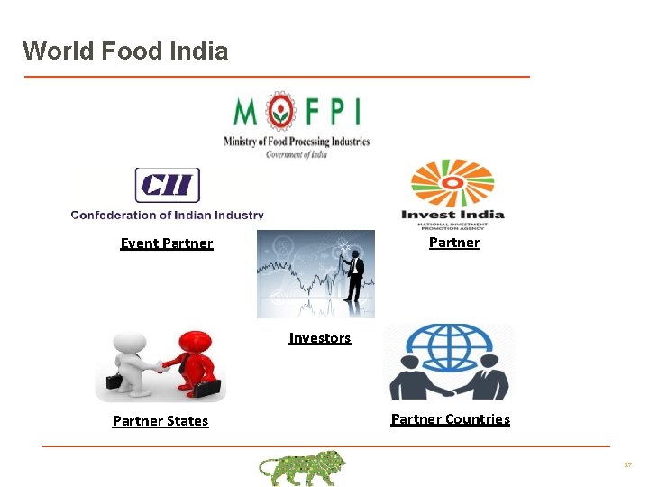 World Food India Partner Event Partner Investors Partner States Partner Countries 17 