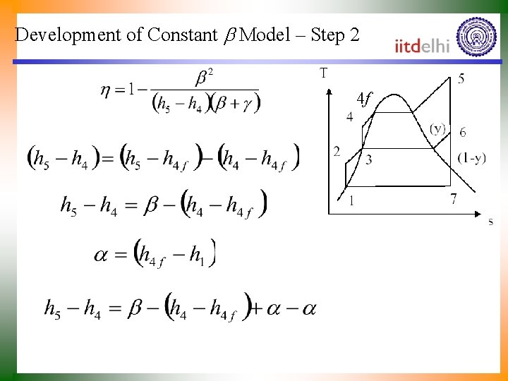 Development of Constant Model – Step 2 4 f 