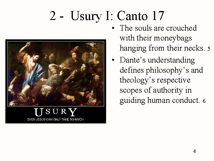 2 - Usury I: Canto 17 • The souls are crouched with their moneybags