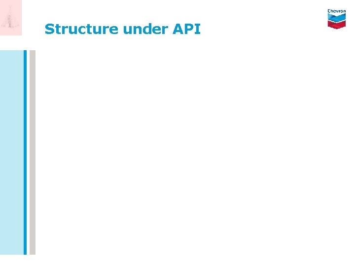 Structure under API 