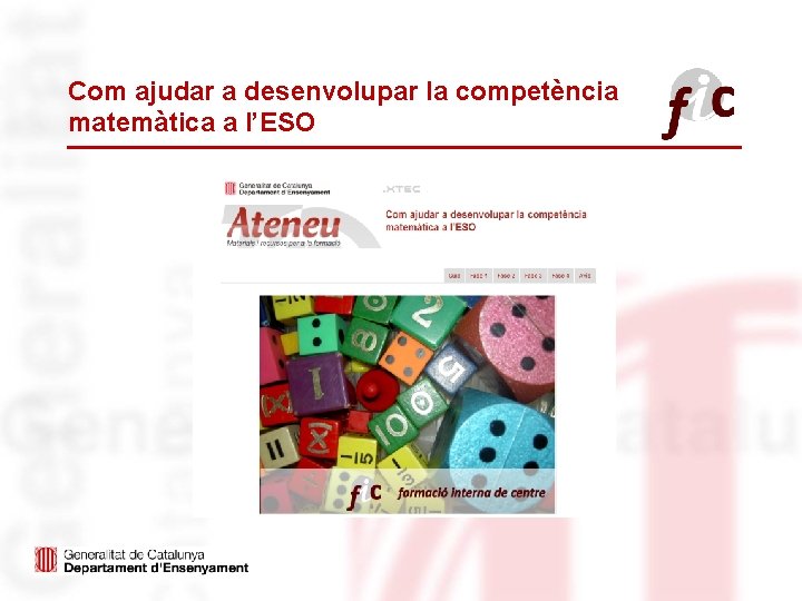 Com ajudar a desenvolupar la competència matemàtica a l’ESO 