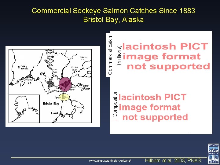 (millions) Composition Commercial catch Commercial Sockeye Salmon Catches Since 1883 Bristol Bay, Alaska www.