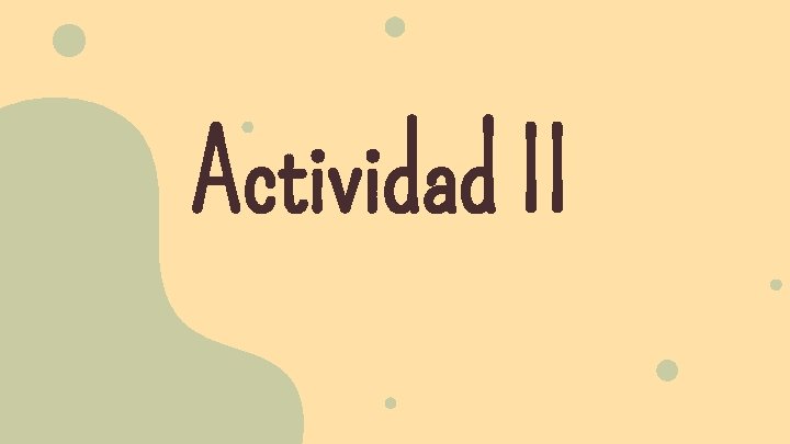 Actividad II 