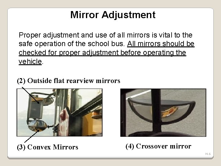 Virginia School Bus Driver Training UNIT H TRANSIT