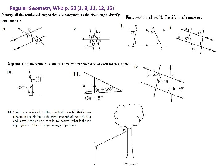 Regular Geometry Wkb p. 63 (2, 8, 11, 12, 16) 