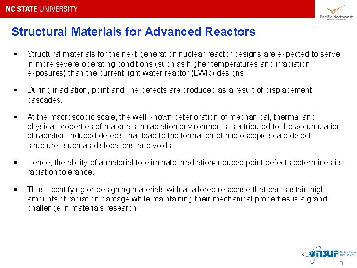 Structural Materials for Advanced Reactors § Structural materials for the next generation nuclear reactor Structural Materials for Advanced Reactors § Structural materials for the next generation nuclear reactor