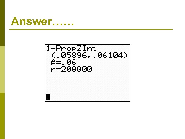 Answer…… 
