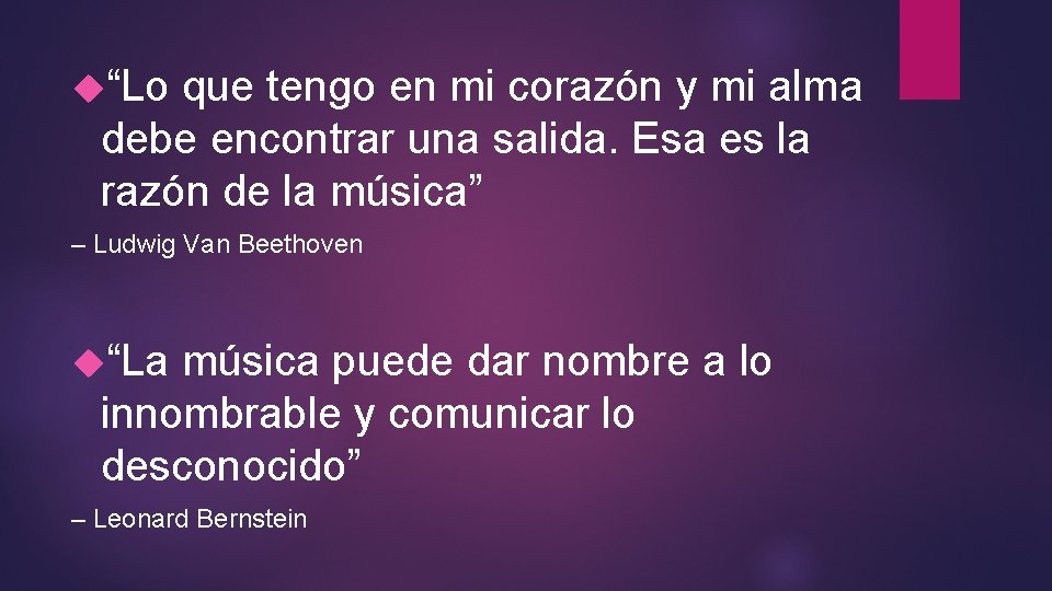  “Lo que tengo en mi corazón y mi alma debe encontrar una salida.