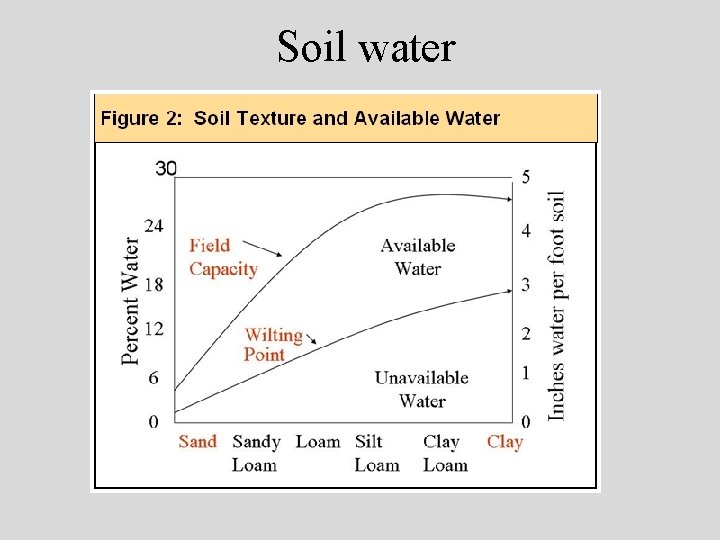 Soil water 