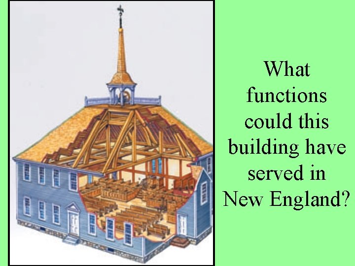 What functions could this building have served in New England? 