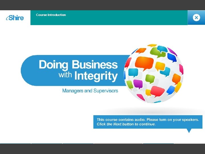 Course Introduction For Internal Training Purposes Only Course Introduction For Internal Training Purposes Only