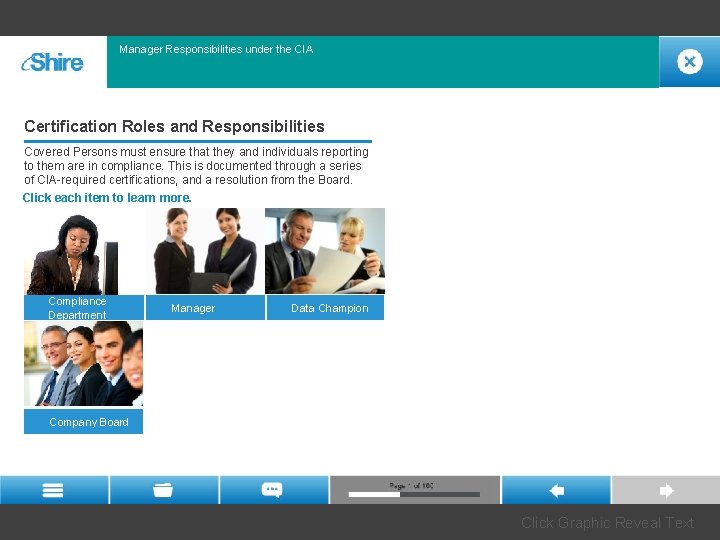 Manager Responsibilities under the CIA Certification Roles and Responsibilities Covered Persons must ensure that Manager Responsibilities under the CIA Certification Roles and Responsibilities Covered Persons must ensure that