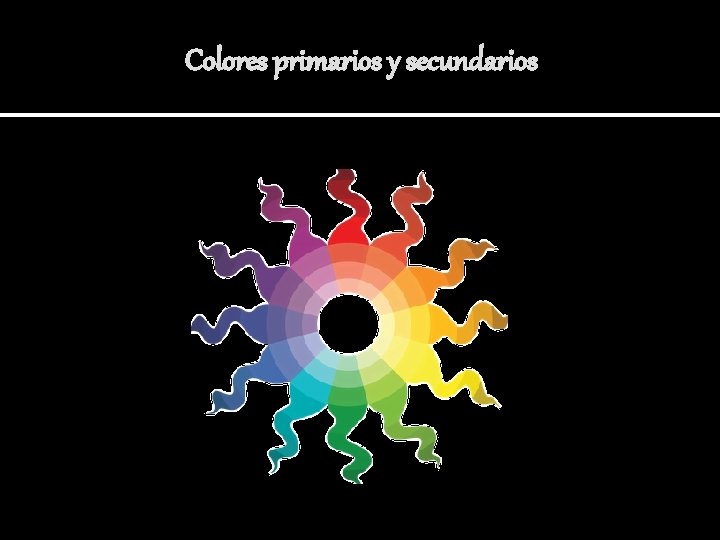 Colores primarios y secundarios 