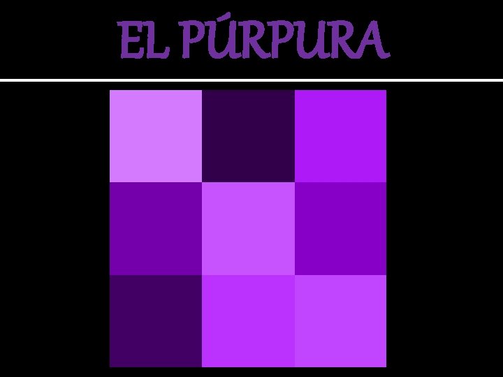 EL PÚRPURA 