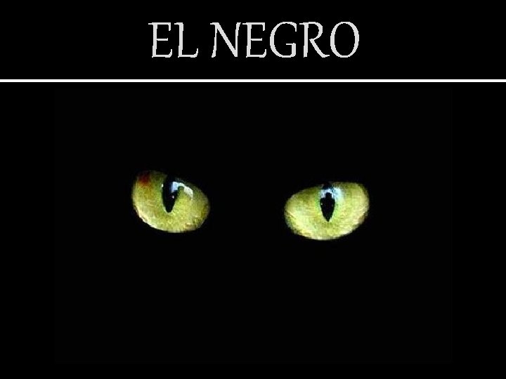 EL NEGRO 