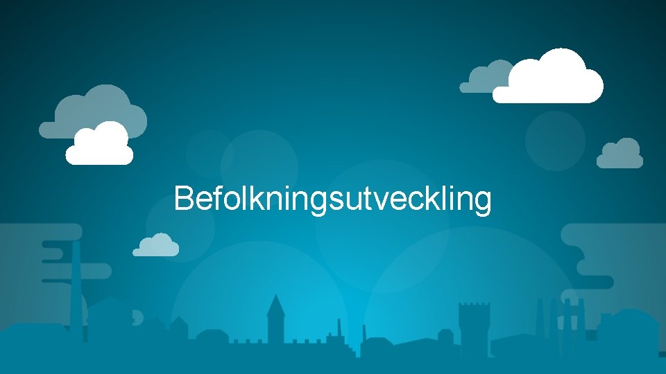 Befolkningsutveckling 