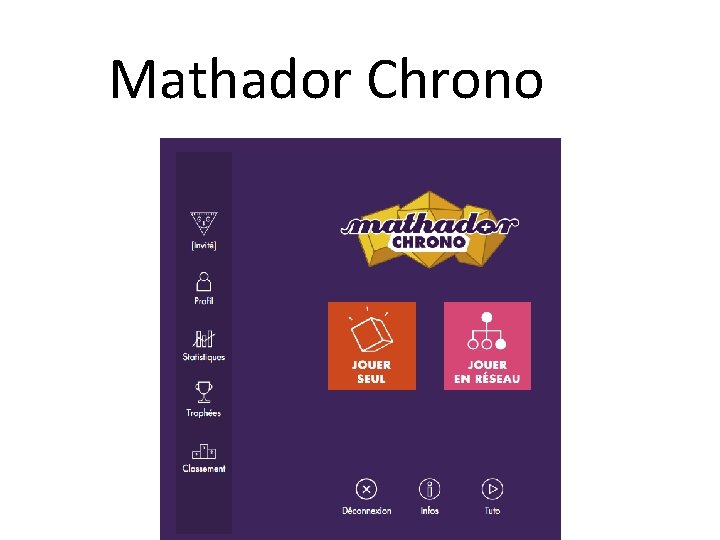 Mathador Chrono 
