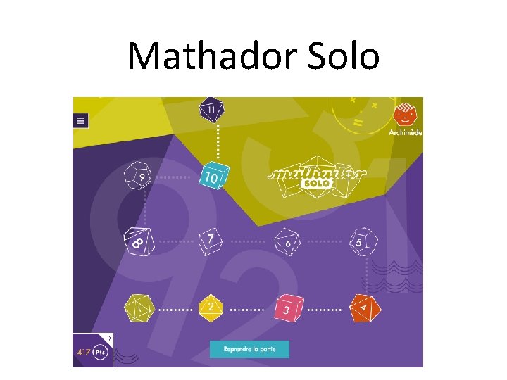 Mathador Solo 
