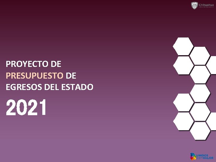 PROYECTO DE PRESUPUESTO DE EGRESOS DEL ESTADO 2021 