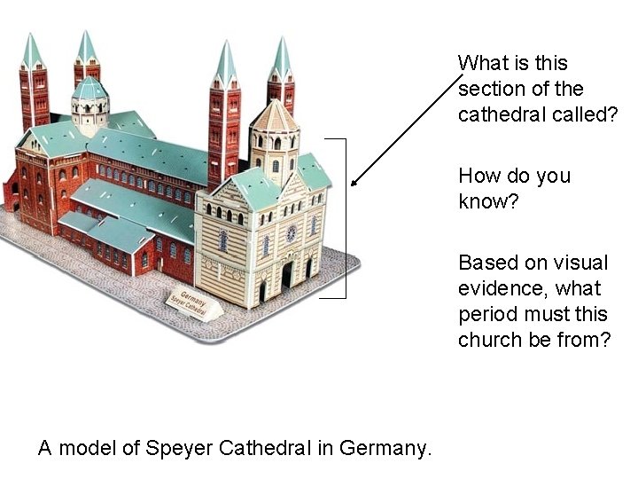 What is this section of the cathedral called? How do you know? Based on