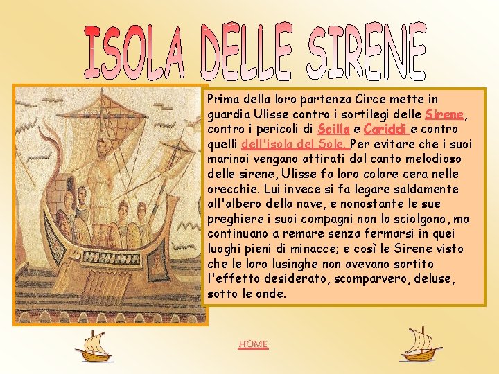 Prima della loro partenza Circe mette in guardia Ulisse contro i sortilegi delle Sirene, Prima della loro partenza Circe mette in guardia Ulisse contro i sortilegi delle Sirene,