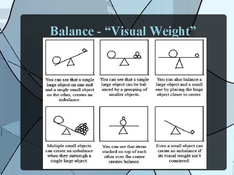 Balance - “Visual Weight” 