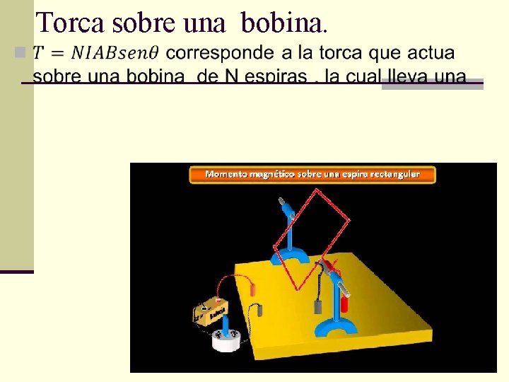 Torca sobre una bobina. n 