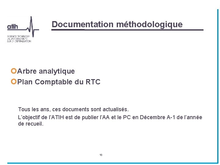 Documentation méthodologique Arbre analytique Plan Comptable du RTC Tous les ans, ces documents sont Documentation méthodologique Arbre analytique Plan Comptable du RTC Tous les ans, ces documents sont