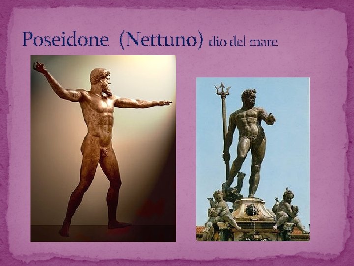 Poseidone (Nettuno) dio del mare 