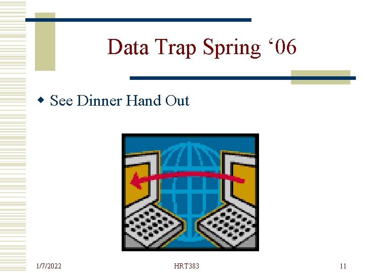 Data Trap Spring ‘ 06 w See Dinner Hand Out 1/7/2022 HRT 383 11