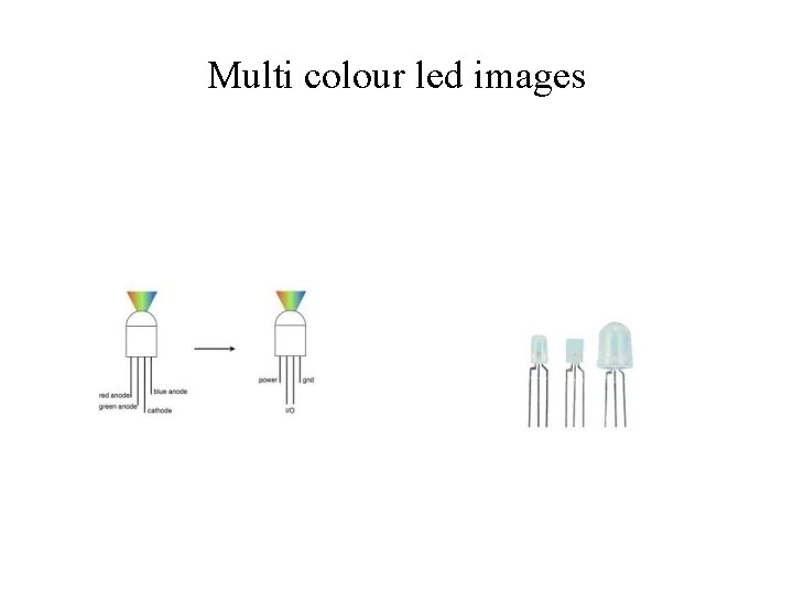 Multi colour led images 