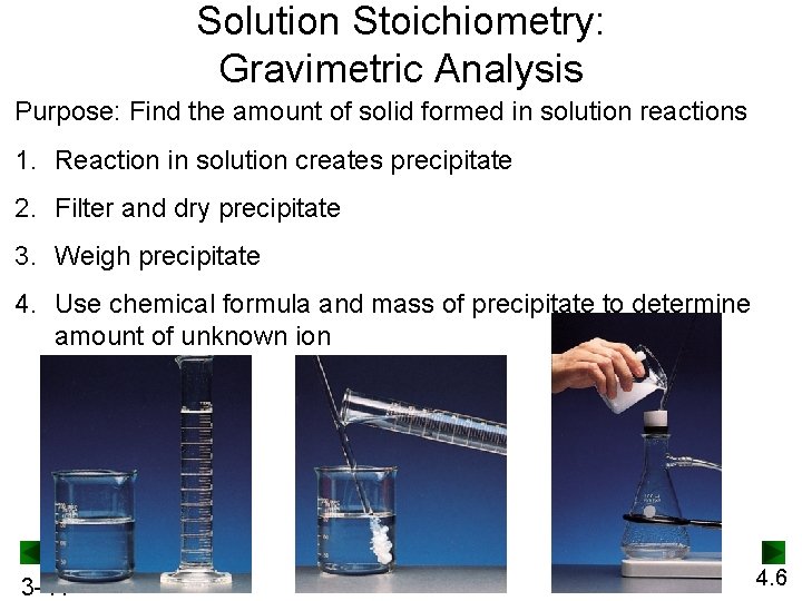 Solution Stoichiometry: Gravimetric Analysis Purpose: Find the amount of solid formed in solution reactions