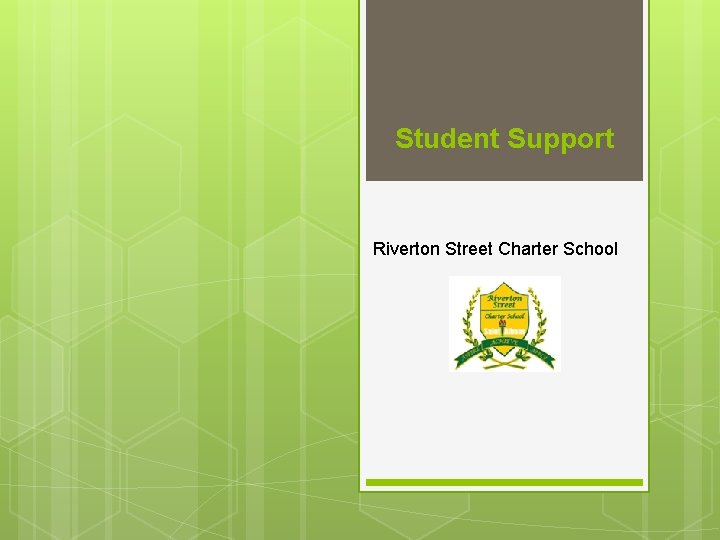 Student Support Riverton Street Charter School 