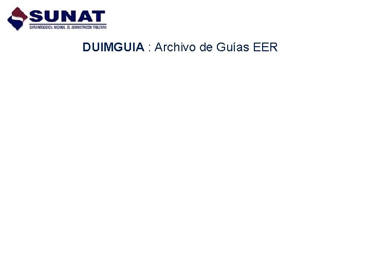 DUIMGUIA : Archivo de Guías EER 