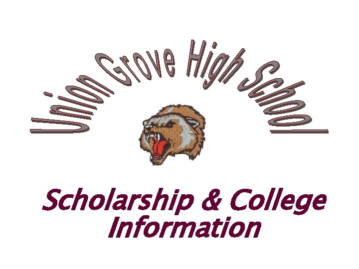 Scholarship & College Information 