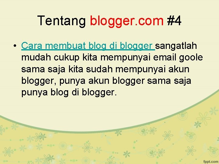 Tentang blogger. com #4 • Cara membuat blog di blogger sangatlah mudah cukup kita