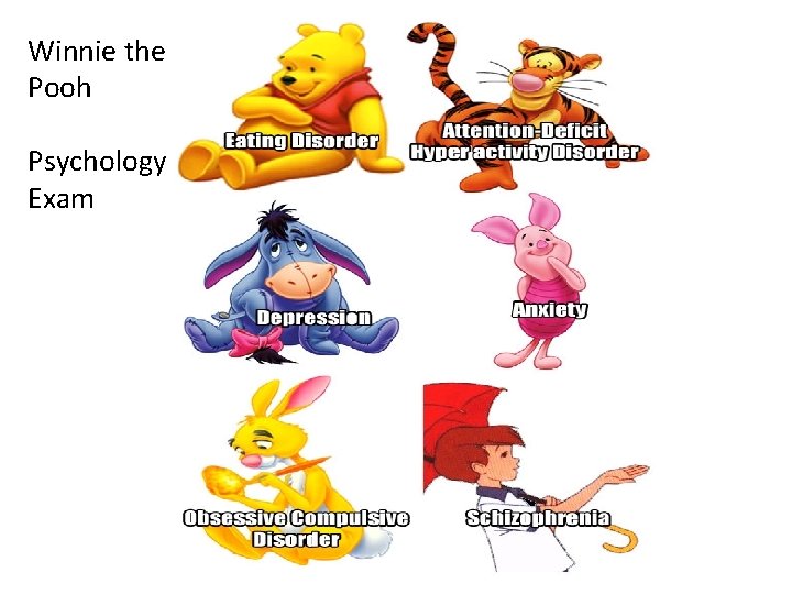 Winnie the Pooh Psychology Exam 