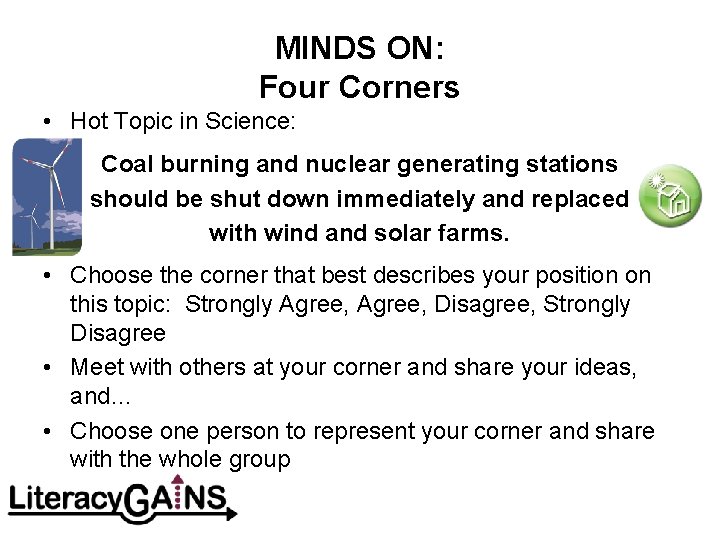 MINDS ON: Four Corners • Hot Topic in Science: Coal burning and nuclear generating