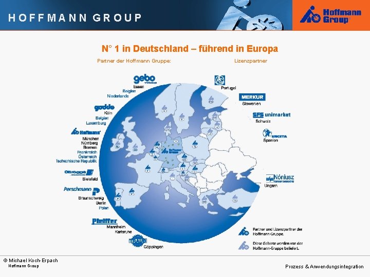 HOFFMANN GROUP N° 1 in Deutschland – führend in Europa Partner der Hoffmann Gruppe: