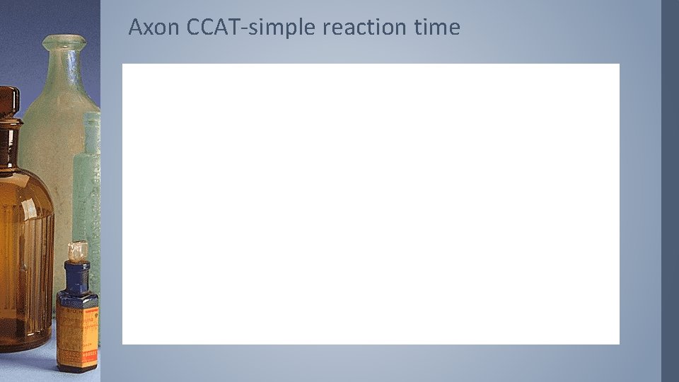 Axon CCAT-simple reaction time 