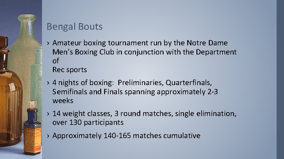 Bengal Bouts › Amateur boxing tournament run by the Notre Dame Men’s Boxing Club