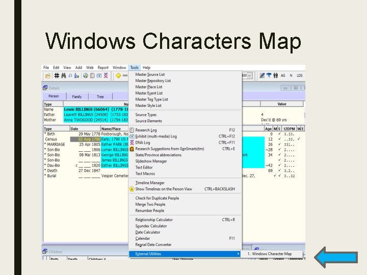 Windows Characters Map 