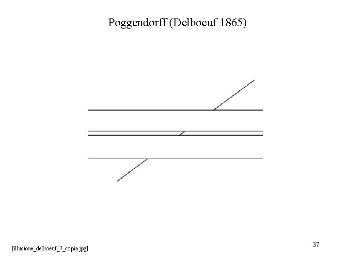 Poggendorff (Delboeuf 1865) [illusione_delboeuf_7_copia. jpg] 37 