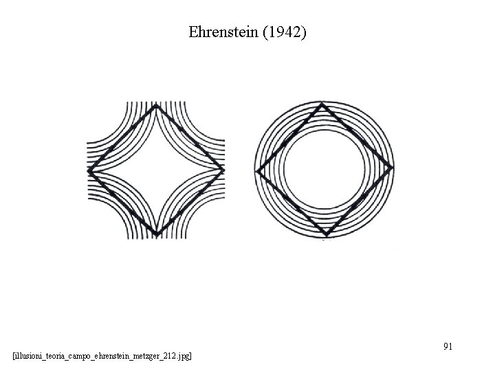 Ehrenstein (1942) [illusioni_teoria_campo_ehrenstein_metzger_212. jpg] 91 