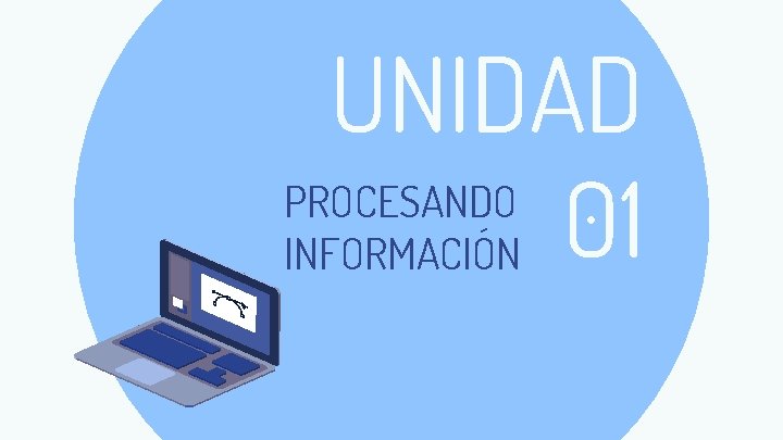 UNIDAD PROCESANDO INFORMACIÓN 01 